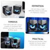 Gatuida 2pcs Compact Multimedia Speakers for Desktop and Laptop USB