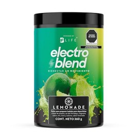 Bebida Hidratante en Polvo para 60 días. Más de 80 Minerales, Citrato de Magnesio y Potasio. Hidratación y Potencia Física. Sabor Limonada. 360 gramos. ElectroBlend B Life.