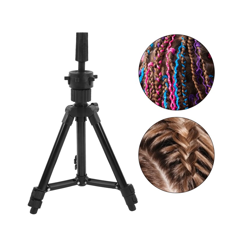 Tripod Wig Head Mold Holder Stand Bracket Aluminum Alloy False