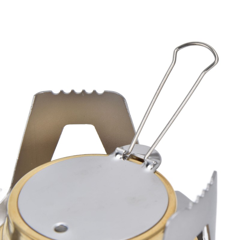 Camping Stove Windproof Vaporizable Portable Liquid Spirit Stove with Stand