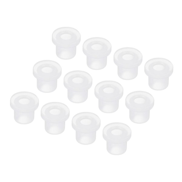 sourcing map 50Pcs T Shape Rubber Grommet Mount Dia 10mm