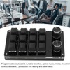 One Handed Macro Mechanical Keyboard 12 Key Multifunction DIY Programmable