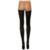 fukuske(フクスケ) 【FRANTICA】Faux Color 110 Denier Tights, Women's, 1 Pair, black