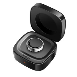 finlusri Smart Rings Charger Case Only Compatible with Oura Ring Gen 3 Heritage/Horizon - Rings Charging Box with Indicator Light - Portable for Ring Storage, Travel, Prevent Scratches (Size 12)