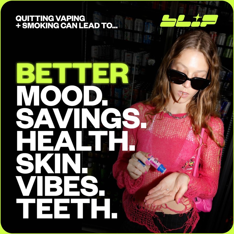 Blip Blip NRT Nicotine Gum - 2mg Mint Freeze Flavor