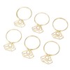 80pcs Ring Shape Paper Clips Rustproof Multifunction Multifunction with Clear
