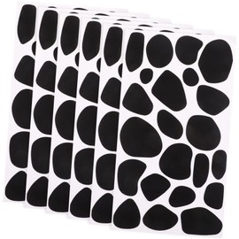 Anneome 6Sheets Cute Cow Felt Stickers Black Felt Decals for Projects Children s Toys Wall Decor and Clothing Creative Cow Stickers for Crafting and Personalization