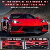 Rear License Plate Frame Compatible with Corvette C8 Z51 Stingray