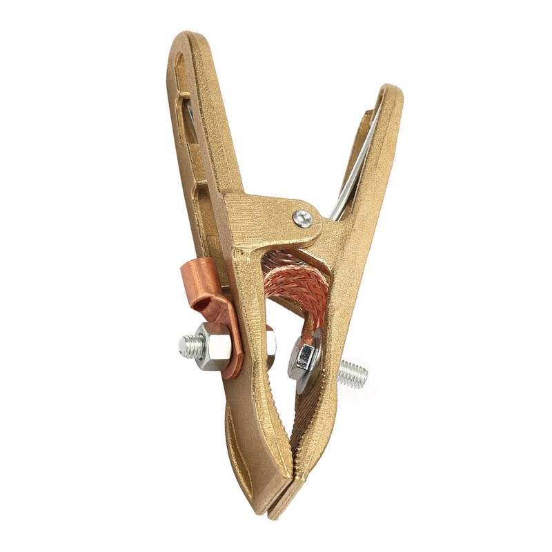 260/300/500A Brass Material A Shape Ground Welding Earth Clamp for