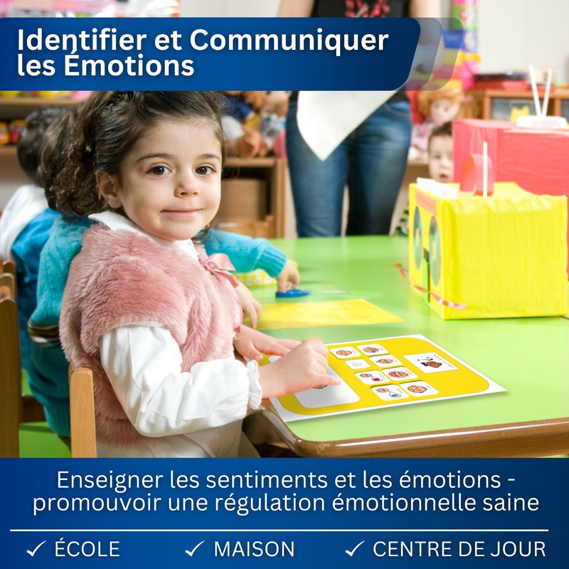 Visual Emotion Plastic Board (French)