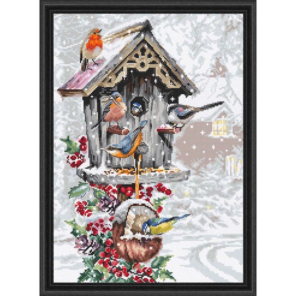 Lucas B2399 Bird House - Cross Stitch Kit Luca-S