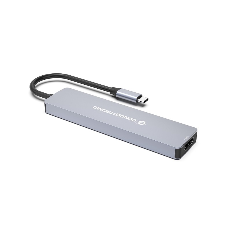Conceptronic DONN19G 7-in-1 USB 3.2 Gen 1 Docking Station, HDMI,
