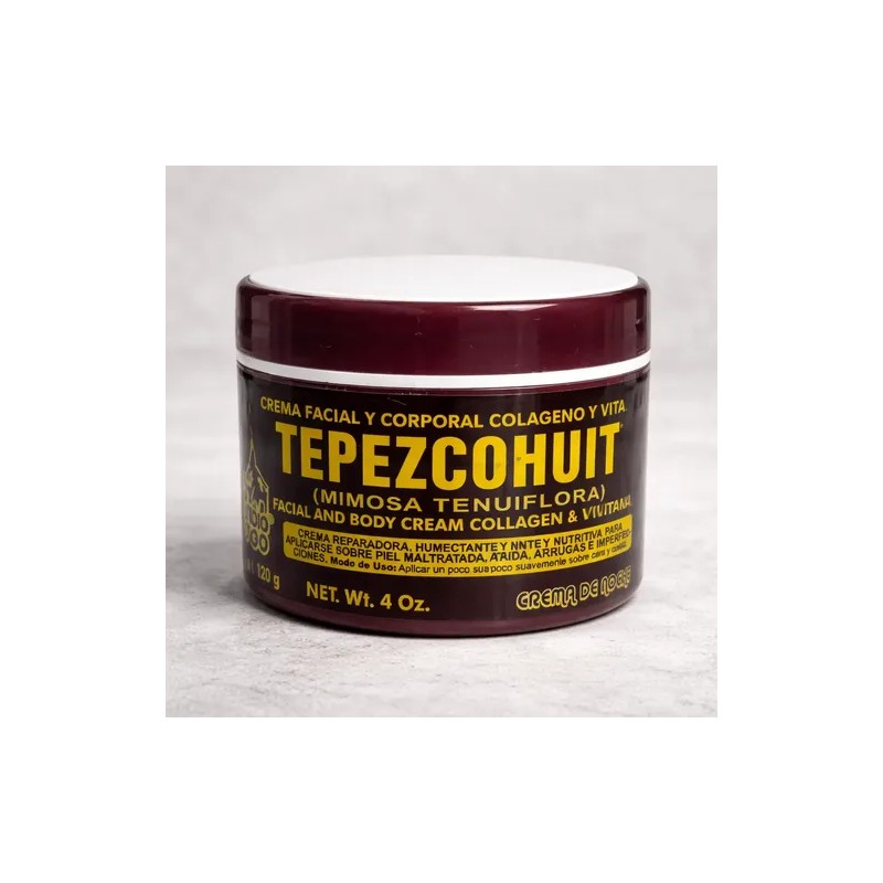 Crema Facial Y Corporal De Tepezcohuite 120 G