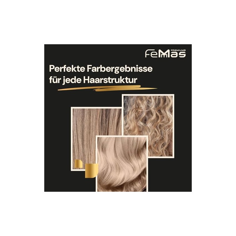 FemMas Haarfarbe Hell Lichtblond Schokolade 10.99 I Professionelle Creme Haarfarbe