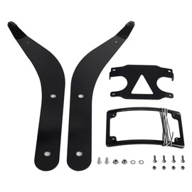 Eagle Lights Curved Laydown License Plate Mount Relocation Bracket for HD Low Rider S/ST/El Diablo