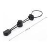 Ieron 10pcs Backpack Elastic Cord Fixed Buckle Backpack Cane Holder