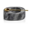 Zodax | Tuscan Gray Marble | Salt and Pepper Cellar
