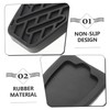 FELTECHELECTR 4pcs Rubber Clutch Pedal Pads Slip Brake Pedal Cover