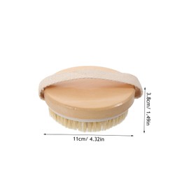 SAFIGLE 2pcs Exfoliating Massage Brush Versatile Skin Care Tool for Home Hotel Gym Use Durable Body Scrubber for Dry Brushing Refreshing Bath Experience