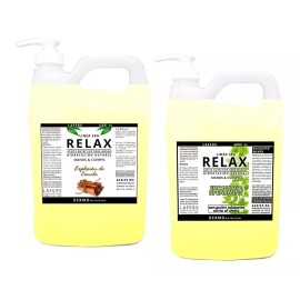 Laferv 2 Pack Aceite Masaje Spa 4 Litros Cada Uno Aroma A Elegir