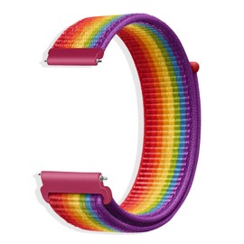 CeiBand Strap for 22 mm, 20 mm, 18 mm, nylon watch straps, replacement strap with Velcro fastener, adjustable watch strap for men and women, colourful