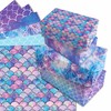 12 fogli di carta da regalo a forma di sirena,