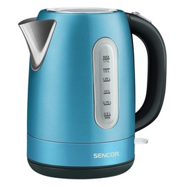 Sencor SWK1772BL 1.7L Stainless Steel Electric Kettle with Lid Safety Lock, Blue