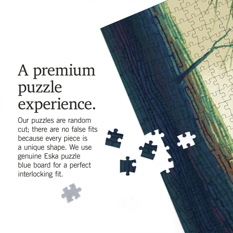 Lantern Press 1000 Piece Jigsaw Puzzle, Wanderer, Bigfoot in Forest