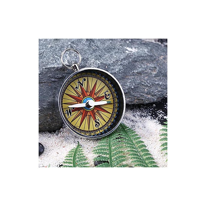 ARFUKA 2pcs Portable Compass Mini Orienteering Compass Pocket Hiking Compasses