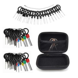 LERANXIN 59 Piece Pin Tool Car Set, Terminal Removal Pin Tool, Release Tool Set with Storage Box, Suitable for Most Connection Terminals