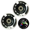 MOVEGU 3 Wheel Scooter Rear Wheel (Black x 2)