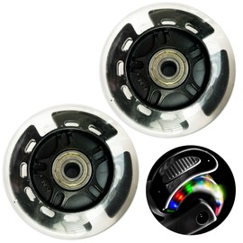 MOVEGU 3 Wheel Scooter Rear Wheel (Black x 2)