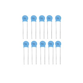 Ceramic Capacitor, 50pcs Capacitor Kit, 1000V 104M 0.1uF 100nF High Voltage Disc Ceramic Capacitor Kit