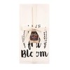 Sticky Toffee Cotton Flour Sack Kitchen Tea Towels, Live Life
