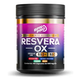 Resveratrol Antioxidantes Te Verde Niacina Enzimas Bpn Pro 90 Cápsulas Resveratrol