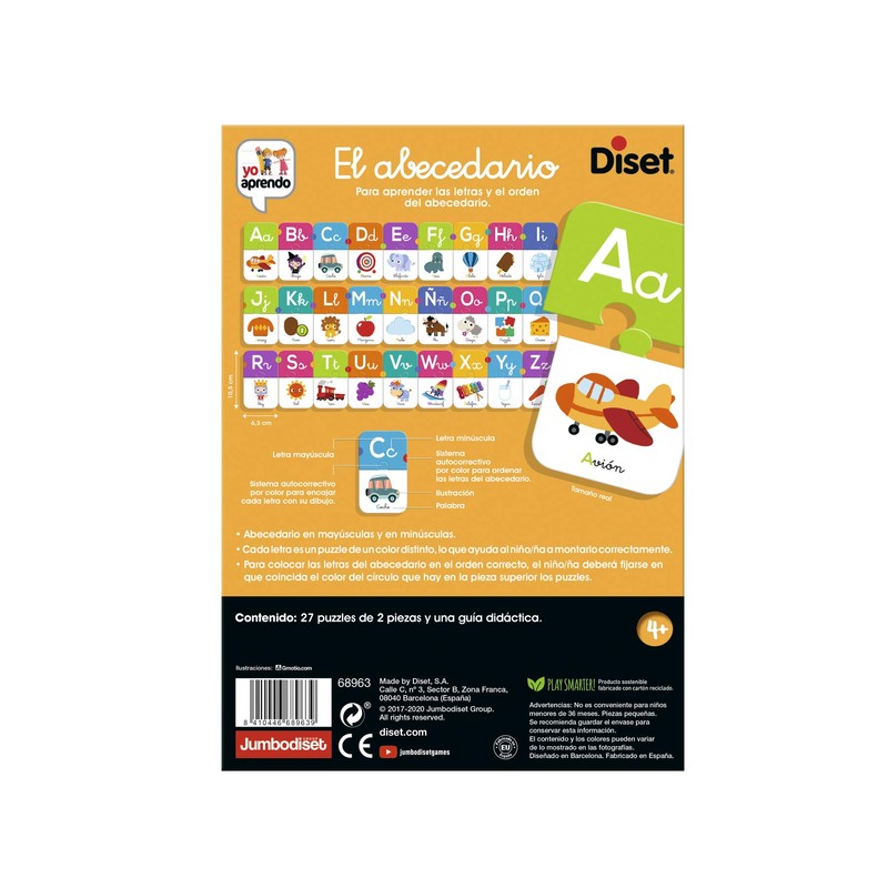 Diset Educational Toy Alphabet (68963)