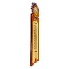 Crispe Analogue Indoor/Outdoor Thermometer 'Bar Open' Metal 45 x 12