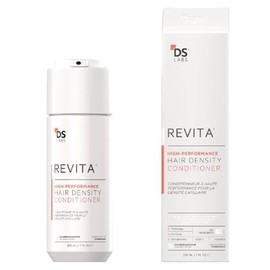 DS Labs Revita Acondicionador, 205 mL – Hidratación Refrescante del Cuero Cabelludo para un Aspecto Más Lleno, Hidratación Sin Peso, Cafeína, Cúrcuma,
