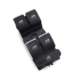 RuiWen VW023 Power Window Switch Compatible with VW Golf 2013-2024, Jetta 2020-2024, TI.GUAN 2016-2024, ARTEON 2017-2024, Polo 2018-2024, Atlas 2020-2023, e-Golf 2014-2021