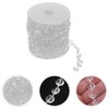 WINOMO 10M Crystals Glass Beads Iridescent Crystal Garland Diamond Acrylic