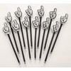 Sports Fan Foam Finger Pens, 12 Pack for Birthday Party