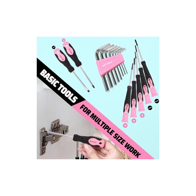 269-Piece Home Tool Set, General Household Repairing Tool Kit with