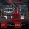 eTzone LED Forklift Safety Light Red 2 Pack, Straight Line