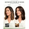 Leorx Dark Brown Hair Dye Shampoo 3 in 1, 15