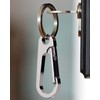 tikey Stainless Steel Key chain,Key Clips for car,Anti-Lost Quick Release
