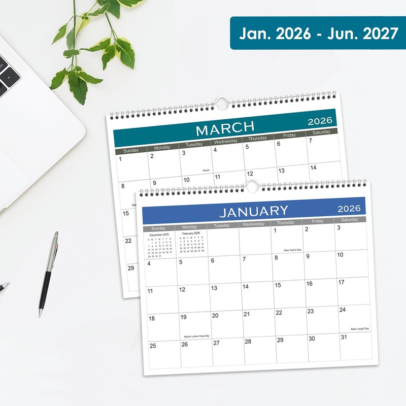 2026 Wall Calendar - 2026-2027 Calendar Runs from January 2026