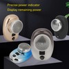 Electric Beard Trimmer Cordless Mini USB Rechargeable LED Display Waterproof