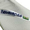 Havaianas Men's Brazil Logo Flip Flop Sandal, White, 9-10