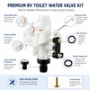 RV Toilet Water Valve Kit for Leak Repair – 31705