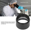 Auxiliary Objective Lens Aluminum Alloy 0.5X Microscope Part for SM